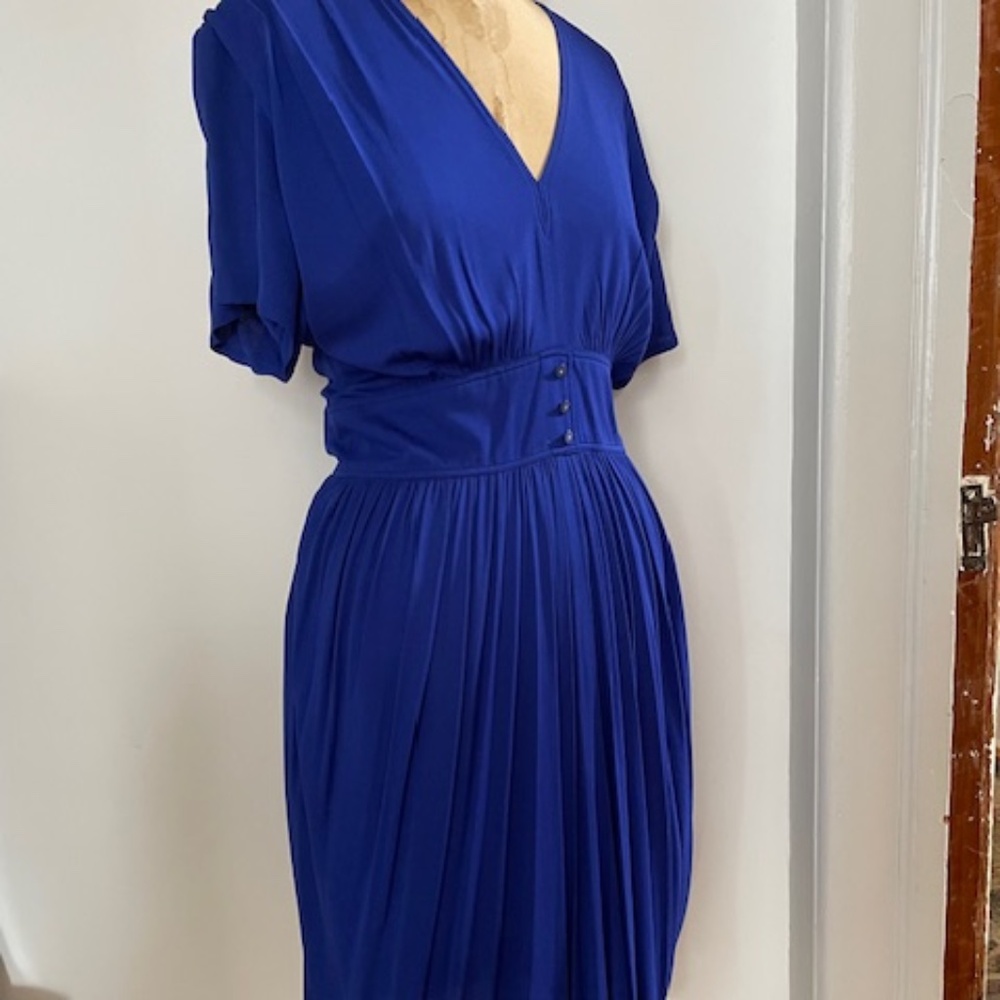 Givenchy Vintage 90's Blue Jersey Dress